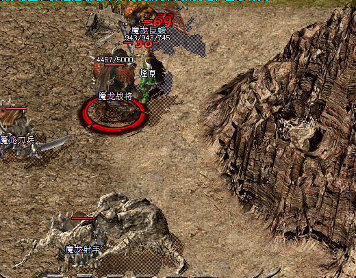 好玩传奇私服 神猴 BOSS 跳科目三 玩家趁机攻击界面